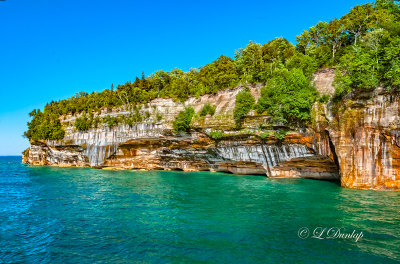 Pictured Rocks- Painted Rock Wall