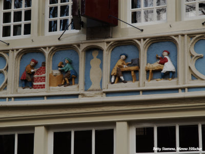 Detail of de vier gekroonden