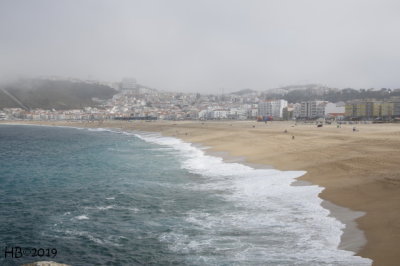 La playa de Nazar - Portugal