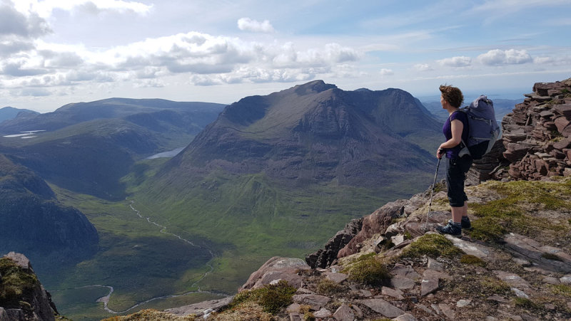 June 19 Fisherfield 6 munro round after the first summit