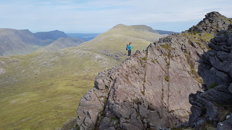 June 19 Fisherfield 6 munro round - Beinn Tarsuinn summit no 4