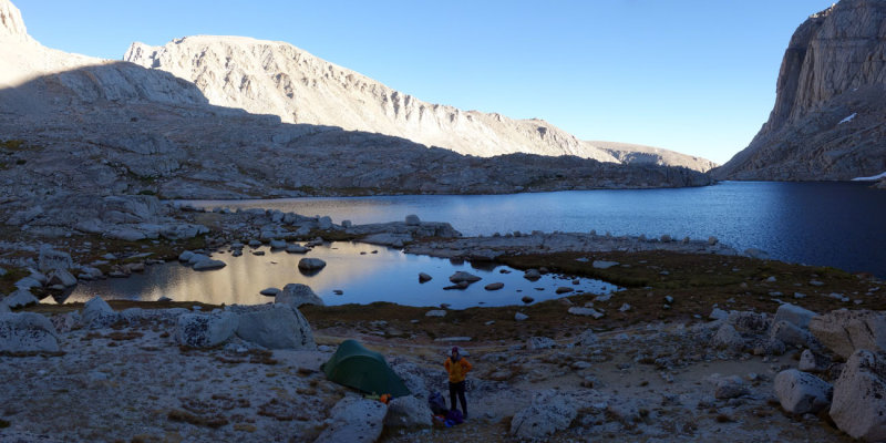 September 2019 Sierra -Camp near Sky Blue Lake