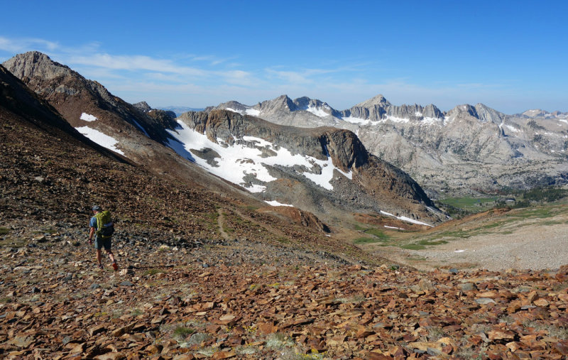 McGee Pass - descending west