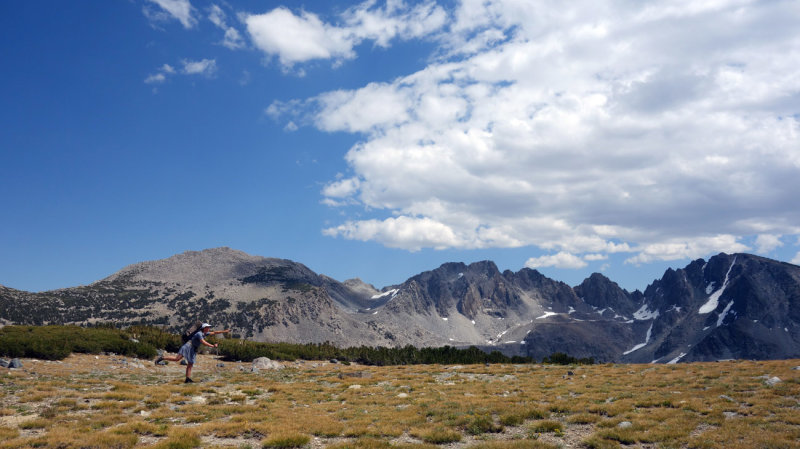 Heading onto Mammoth Crest