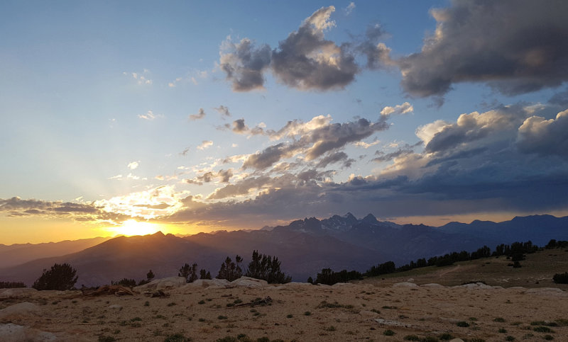 Mammoth Crest camp north to Banner and Ritter