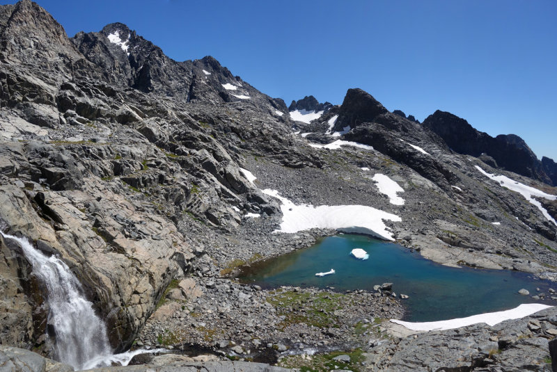 Cascade below Lake Catherine