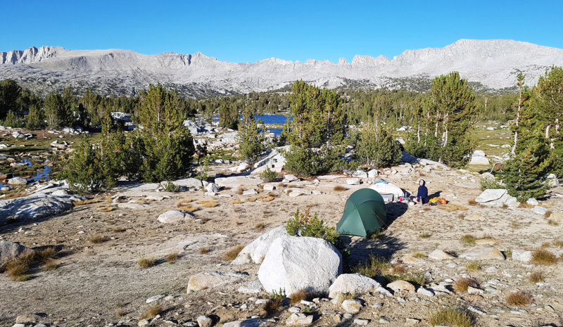 September 2019 Sierra -Camp near Elba Lake