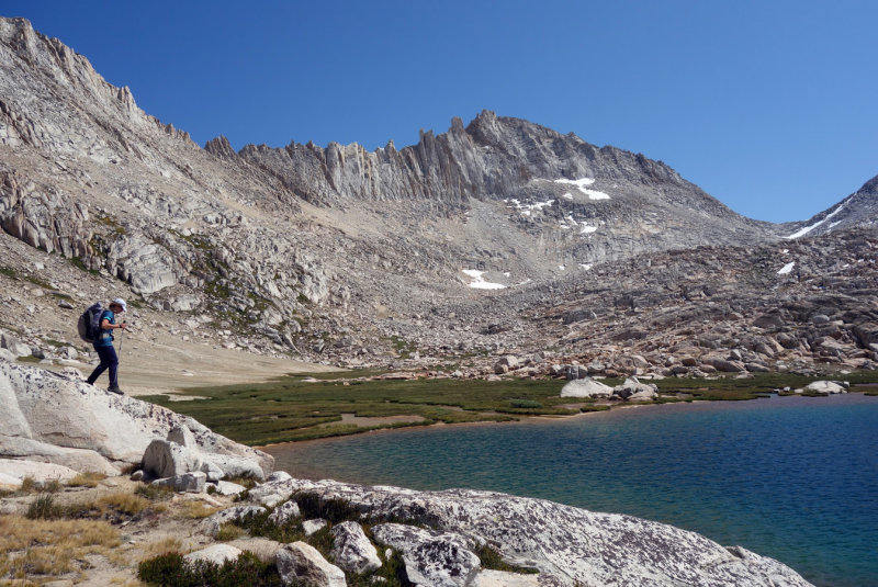 Back to Feather Pass at Bearpaw Lake