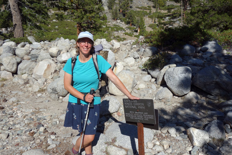 At the San Joquin river- entering the National Park