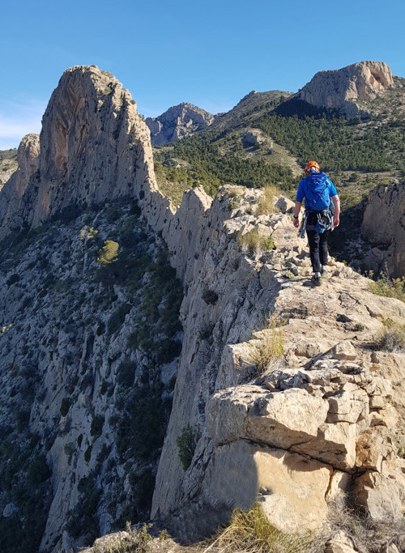Spanish Rock Climbs and Walks