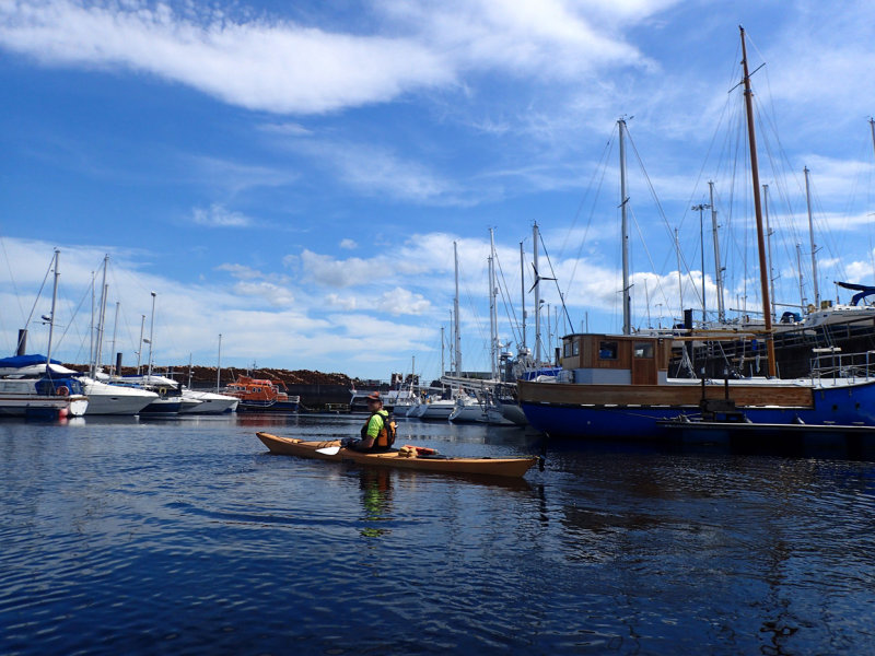 May- Kayaking into Inverness marina