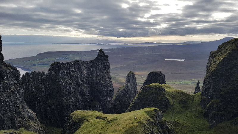 Oct 20 Quiraing - in amongst the pinnacles