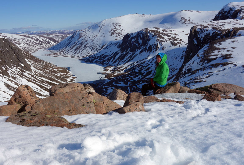 Feb 21 Cairngorms looking to Loch Avon