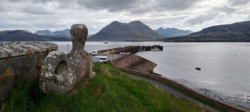 May 21 Mermaid looks over the sound from Raasay to Skye
