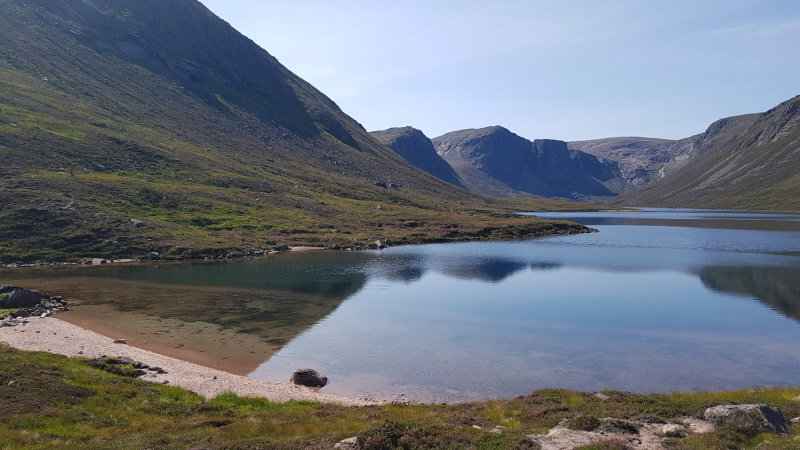 Aug 21 Loch Avon in the Cairngorms from near the outlet