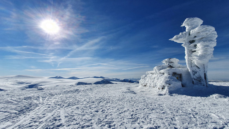 March 22 Cairngorm summit met station - really iced up!