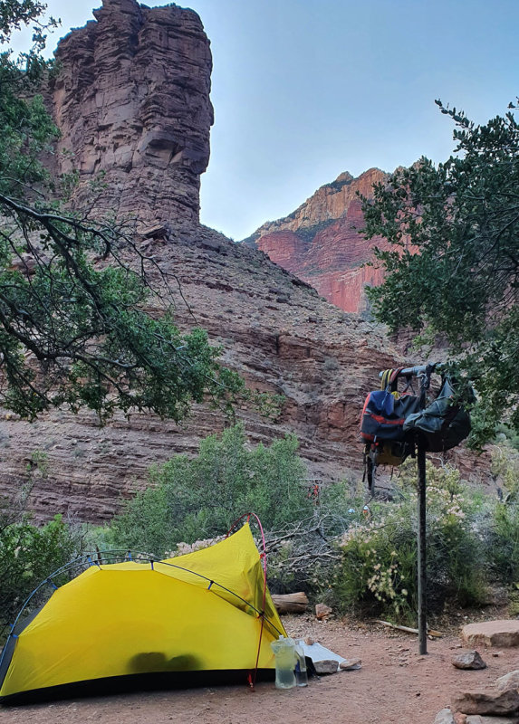 2022 May13th US Hayduke hike- Cottonwood campground on the north side of Grand Canyon