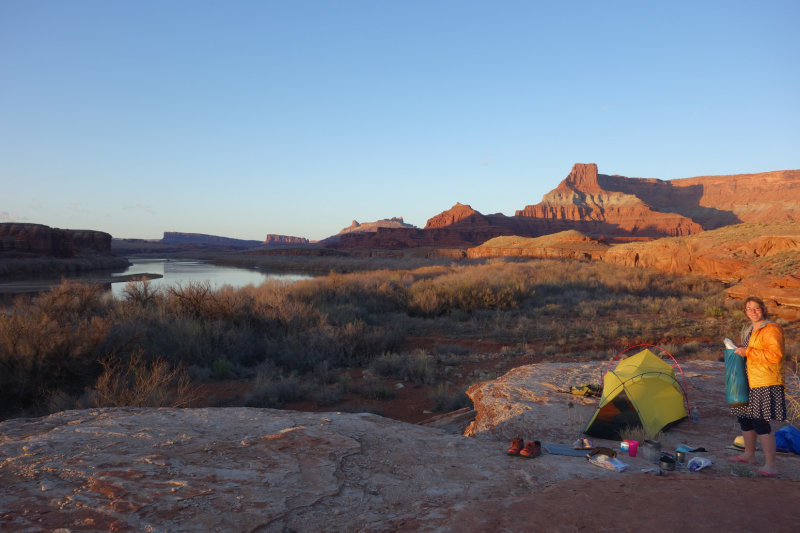 First camp above the Colorado River