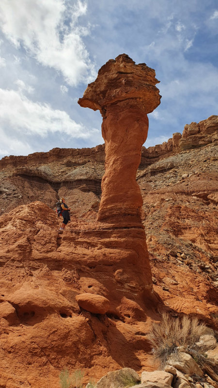 Weird (and slightly phallic!) hoodoos at Little Egypt