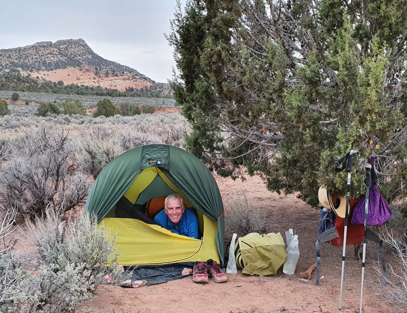 Camp near the tank