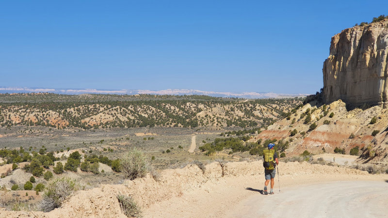 View west to distant Bryce Canyon