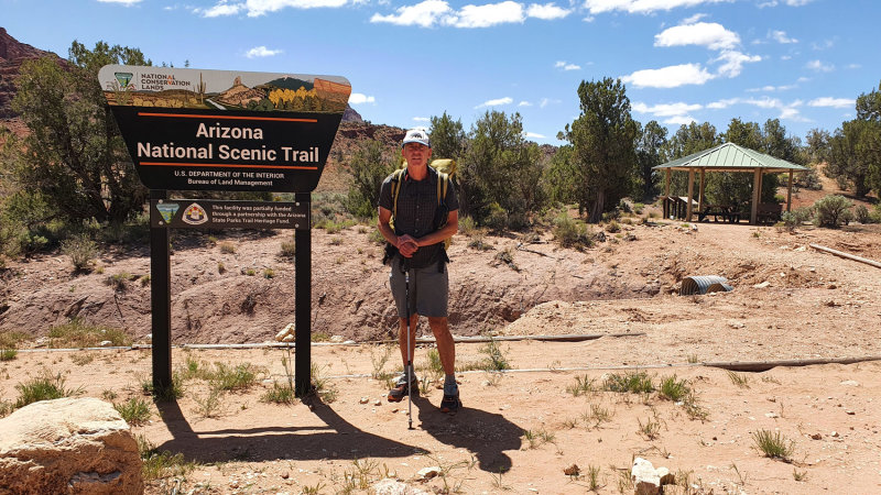 The Arizona state line