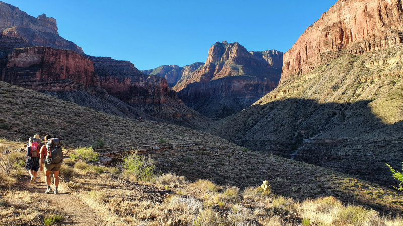 Heading for Hance Creek