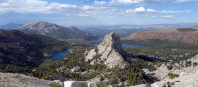 Looking from Mammoth Crest down to Crystal Crag (we climbed here in 2006)