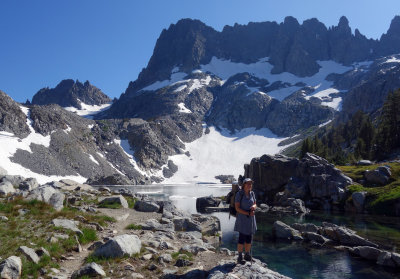 Iceberg Lake outlet stream