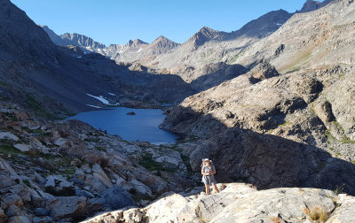 Looking back to north Twin Island Lakes