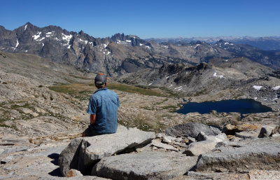Blue Lake Pass looking back east