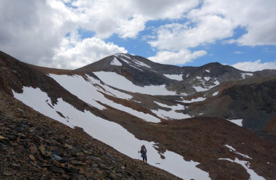 Heading up to Koip Peak Pass