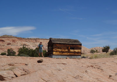 The line shack used by cattle ranchers