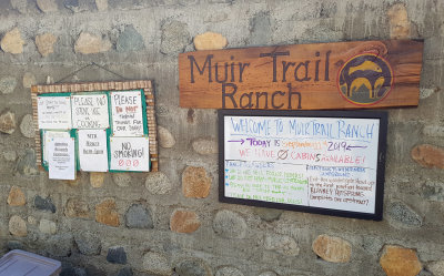 We reach Muir Trail Ranch 