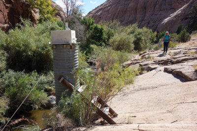 Boulder creek water gauge 