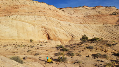 September 2019 Escalante area -Beautiful slickrock above Boulder Creek