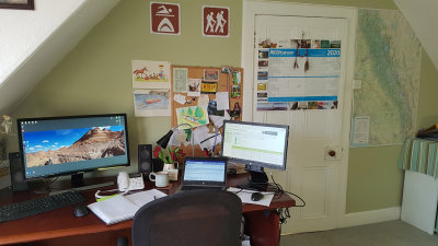 March- Home working office!