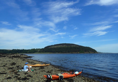 May- Kayaking stop at Munlochy bay south sutor 