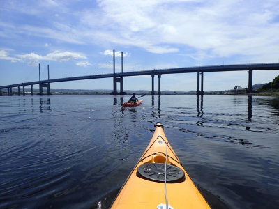 May- Kayaking under Kessock bridge