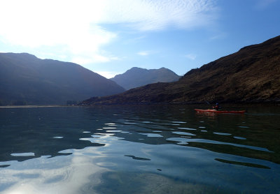 Loch Hourn to Barrisdale bay in the morning