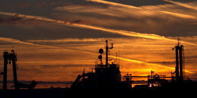 Sunset over Bellingham Bay