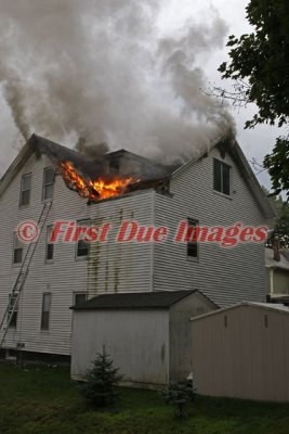 Southbridge MA - Apartment house fire; 164 Marcy St. - July 17, 2019