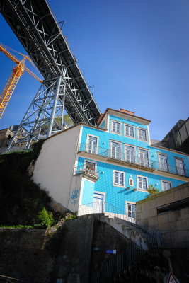 Famous bridge in Porto