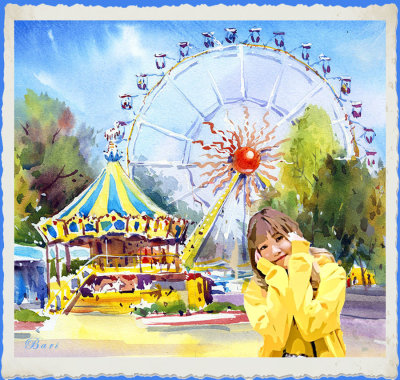Girl at the Fair