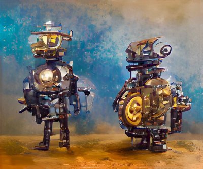 Steampunk Robots 