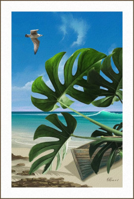 Subtle Beach Scene
