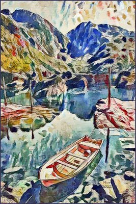 Mountain Lake Scene
