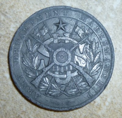 Army Dept unknown metal