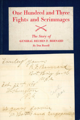 Bvt. Brig. Gen 1st Cav Reuben F Bernard signature