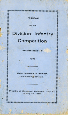 Division Infantry Competition 1905